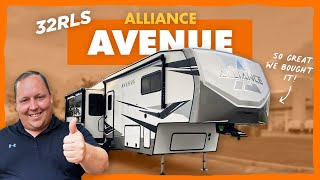 Wil and Jen BRAND NEW 5th Wheel OFFICIAL REVIEW Alliance Avenue 32RLS [upl. by Igor11]