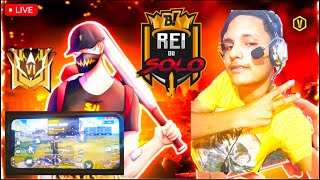 🔥LIVE ON🔥 RUMO AO DESAFIANTE SOLO 🔥 BR RANQUEADA 😱FREE FIRE FreeFireIndiaOfficial [upl. by Cynthie]