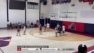 La Salle HS vs Notre Dame Academy 11192024 [upl. by Chappelka]