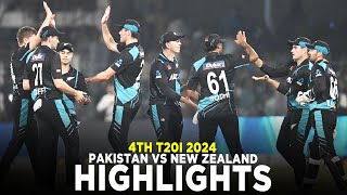 Highlights  Pakistan vs New Zealand  4th T20I 2024  PCB  M2E1K  PAKvNZ  SportsCentral [upl. by Eidnyl]