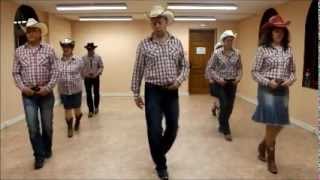 turn it on cowboy line dance [upl. by Currier322]