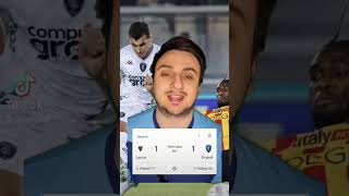 LECCEEMPOLI 11 lecce empoli seriea calcio football sport shortvideo viralvideo perte [upl. by Shig]