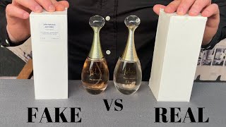 Fake vs Real Tester Dior Jadore Perfume [upl. by Edelstein]