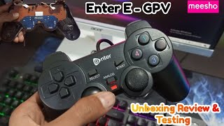 Enter gamepad Unboxing and details Review  Cheapest Gamepad [upl. by Asseralc]