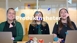 Produktnyheter fra Tripletex – november 2023 [upl. by Edward]