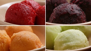 2Ingredient Sorbet 4 Ways [upl. by Pik]