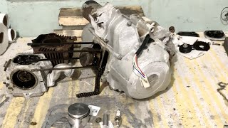 110cc Chinese ATV Motor Top End Rebuild [upl. by Richmound297]