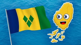 Saint Vincent amp the Grenadines  Geography amp Parishes  Countries of the World [upl. by Arakahs]