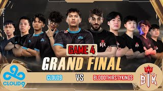 CLOUD9 VS BLOODTHIRSTYKINGS  GAME 4  GRAND FINAL  2024 NACT FALL SEASON  C9 VS BTK EN [upl. by Arvie]