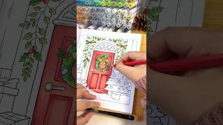 Watch the magic unfold as colors adorn the Christmas door  Coco Wyo Coloring Book [upl. by Dniren564]