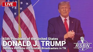 LIVE Trump to Address Christian Broadcasters at NRB Convention  22224 [upl. by Airliah]