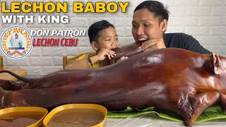 17KGS LECHON BABOY MUKBANG WITH KING [upl. by Goldie]