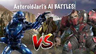 ELITES VS BRUTES Halo infinite AI battle forge [upl. by Adieren]