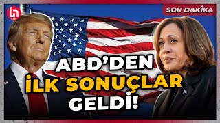 SON DAKİKA ABD seçimlerinde ilk sonuçlar [upl. by Orravan]