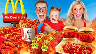 Eating the SPICIEST FOOD From Every Fast Food Restaurant [upl. by Namie]