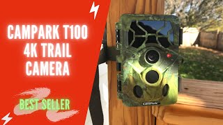 Campark T100 Trail Camera Review  Campark Trail Camera 4K Test  Campark Trail Camera Manual 2021 [upl. by Ellemac]