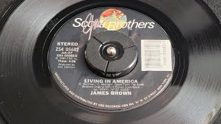 1985 quotLiving in Americaquot James Brown 45rpm vinyl record [upl. by Roshan548]