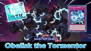 OBELISK THE TORMENTOR GOING 2ND OTK FORMUD SKIPPER DECK IN YUGIOH MASTER DUEL [upl. by Bubalo]