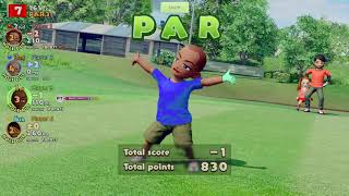 Everybodys Golf 4 Way Multiplayer ft Hugo Luke Gids FUN GAME [upl. by Fredenburg]