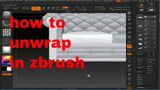 zbrush sculpting tutorial for beginners  how to unwrap in zbrush [upl. by Anitsahs202]