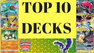 Top 10 Decks in Standard With Decklists Pokemon TCG [upl. by Theall]