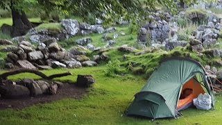 Dartmoor hike and solo wild camp teignhead farm ruin part 2 [upl. by Moureaux]