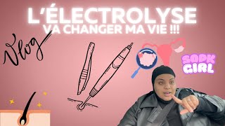 VLOG JE FAIS ENFIN DE L’ÉLECTROLYSE  BYE BYE HIRSUTISME 😏 SOPK  PILOSITÉ [upl. by Sclar]