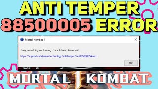 How to fix Mortal Kombat 1 Anti Temper 88500005 Error  Denuvo Errors Mortal Kombat 1 [upl. by Lawrenson505]