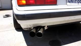 s52 motor with sunbelt cams eisenmann exhaust [upl. by Pliske]