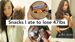 2 high protein snacks that helped me lose 47lbs vegan weight loss [upl. by Azeel]