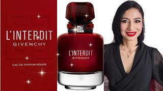 ✅️LINTERDIT ROUGE GIVENCHY Este perfume es muy duradero y espectacular🔴 [upl. by Phillie489]