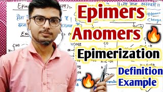 Anomers and epimersEpimerisationEpimers and Anomersepimers and anomers carbohydrateepimerization [upl. by Kiri]