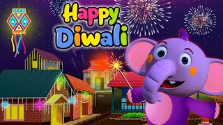 ✨🪔 Happy Diwali Song  3D Hindi Rhymes For Kids [upl. by Gherardo]