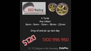 Redwall Tyres Whitewall tyres Application service [upl. by Cenac]