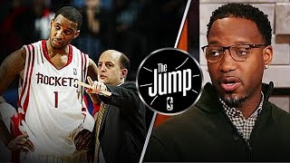 McGrady Praises His Former Coach Jeff Van Gundy quotHes the best coach Ive ever hadquot  The Jump [upl. by Enelkcaj]