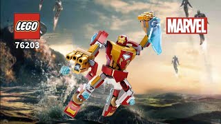 LEGO  76203  Marvel  Iron Man  Mech  Armour [upl. by Dale]