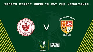 Sports Direct Womens FAI Cup First Round  Sligo Rovers 50 Terenure Rangers  Highlights [upl. by Yelyak896]