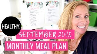 Whole30 HEALTHY Monthly Meal Plan on a Budget  Breakfast  Lunch  Dinner FREE PRINTABLE Meal Plan [upl. by Aihsoem]