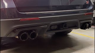 Ford Explorer ST AWE Exhaust Installation Sound Before amp After FULL SEND [upl. by Popper]