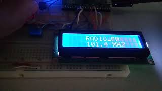 Radio fm con Tea5767 y Raspberry pi pico [upl. by Uball]