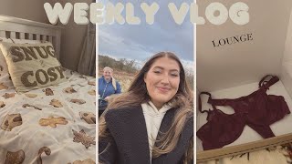 weekly vlog cosy sunday lounge haul christmas purchases  more [upl. by Allicerp765]