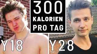 Weniger als 300 Kalorien pro Tag Meine Transformation [upl. by Aleahpar745]