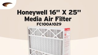 The Honeywell 16quot X 25quot Media Air Filter FC100A1029 [upl. by Leckie879]