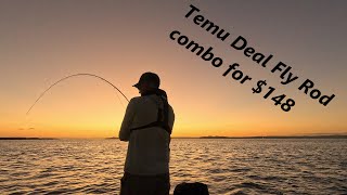 Temu fly rod combo deal for 148 fishing flyfishing [upl. by Tomasine670]