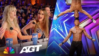 4 SURPRISING acts that STUNNED the judges  AGT 2023 [upl. by Kerianne]