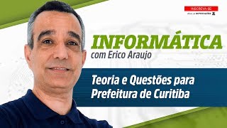 Teoria e Questões para prefeitura de Curitiba às 16h30 com Erico Arujo [upl. by Irik82]