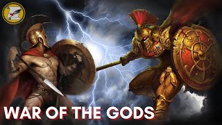 GREEK MYTHOLOGY THE TITANOMACHY FIRST GODWAR TOLD BY ZEUS [upl. by Dombrowski]