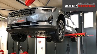 AUTOPSTENHOH Masterlift 235 Saa lifting Volvo Polestar [upl. by Adnahsar]