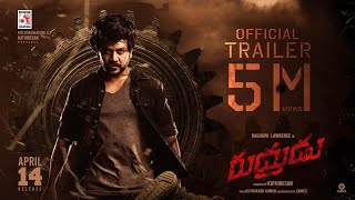 Rudhurudu  Official Trailer Telugu  Raghava Lawrence  Sarath Kumar  GV Prakash  Kathiresan [upl. by Carolina325]