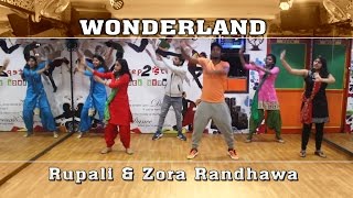 Wonderland Dance Performance  Basic Bhangra Steps [upl. by Hortensa413]